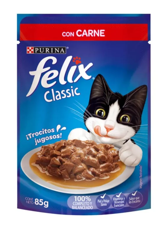FELIX SOBRE SABOR CARNE 0.085 GRS