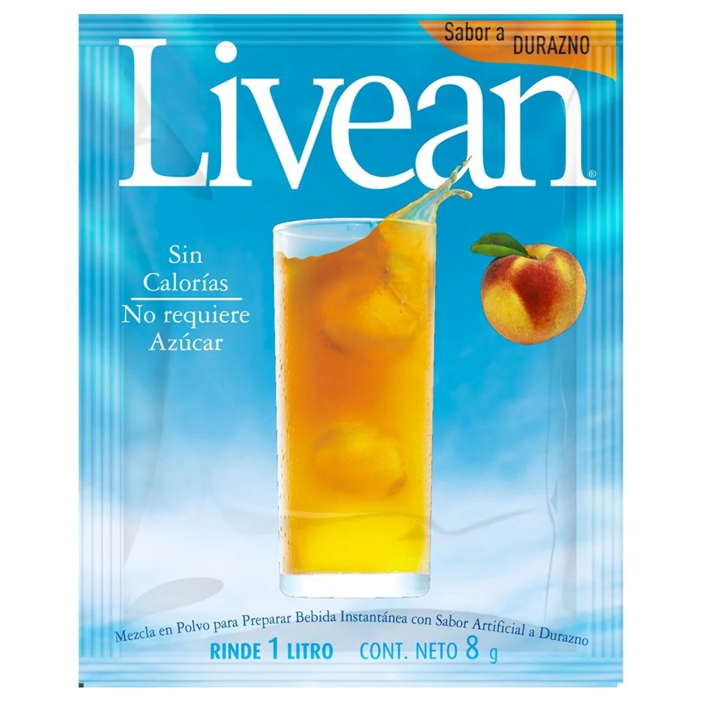 LIVEAN DURAZNO 10X10X8 G