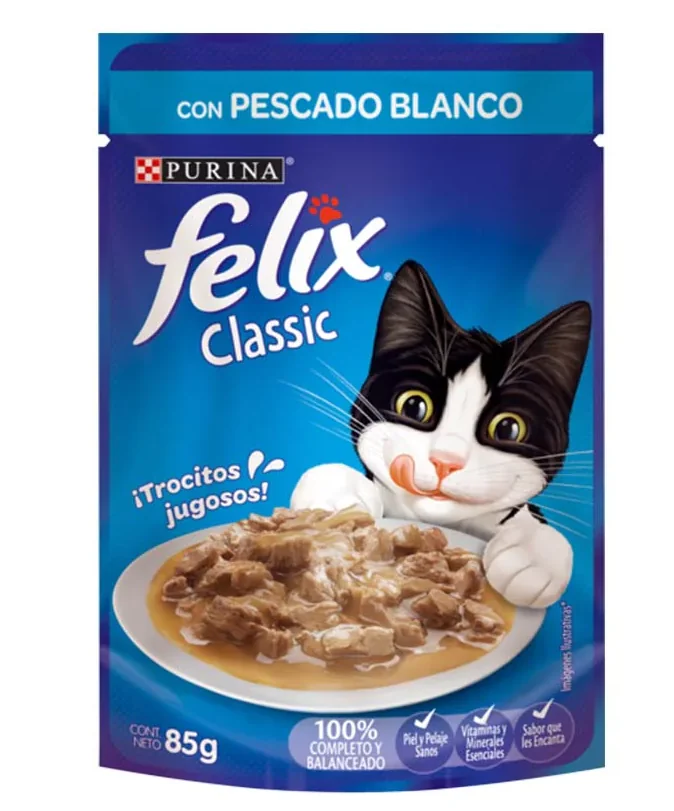FELIX SOBRE SABOR PESCADO BLANCO 0.085 GRS