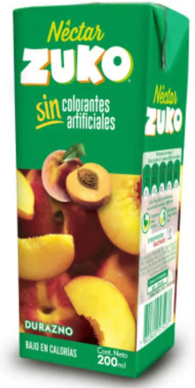 JUGO ZUKO DURAZNO 4X6X200ML