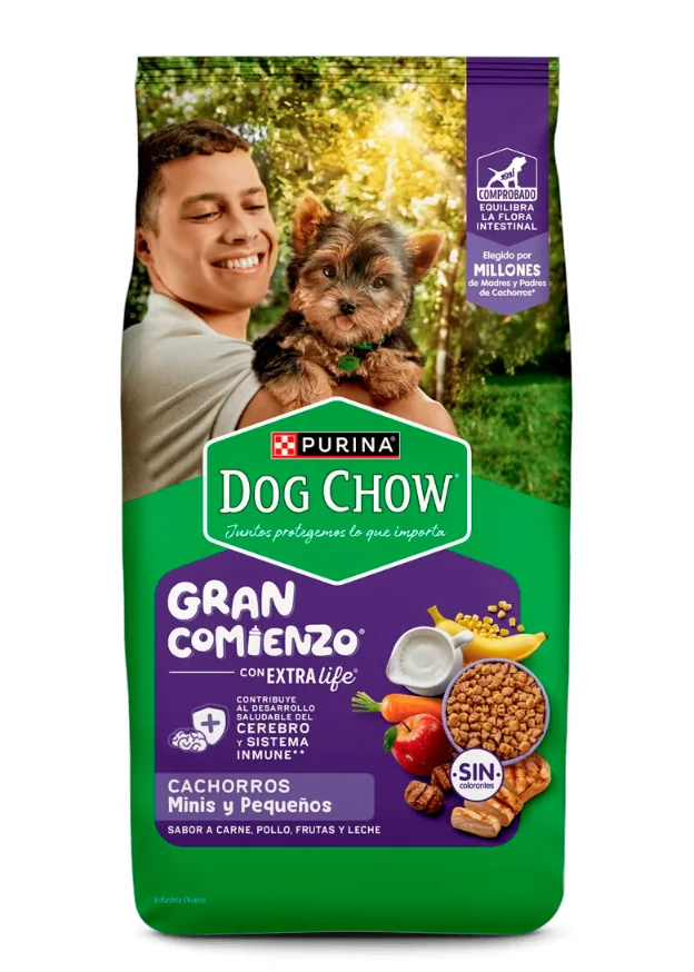 DOG CHOW CACHORRO MINIS Y PEQUEÑOS 19.5 KG.