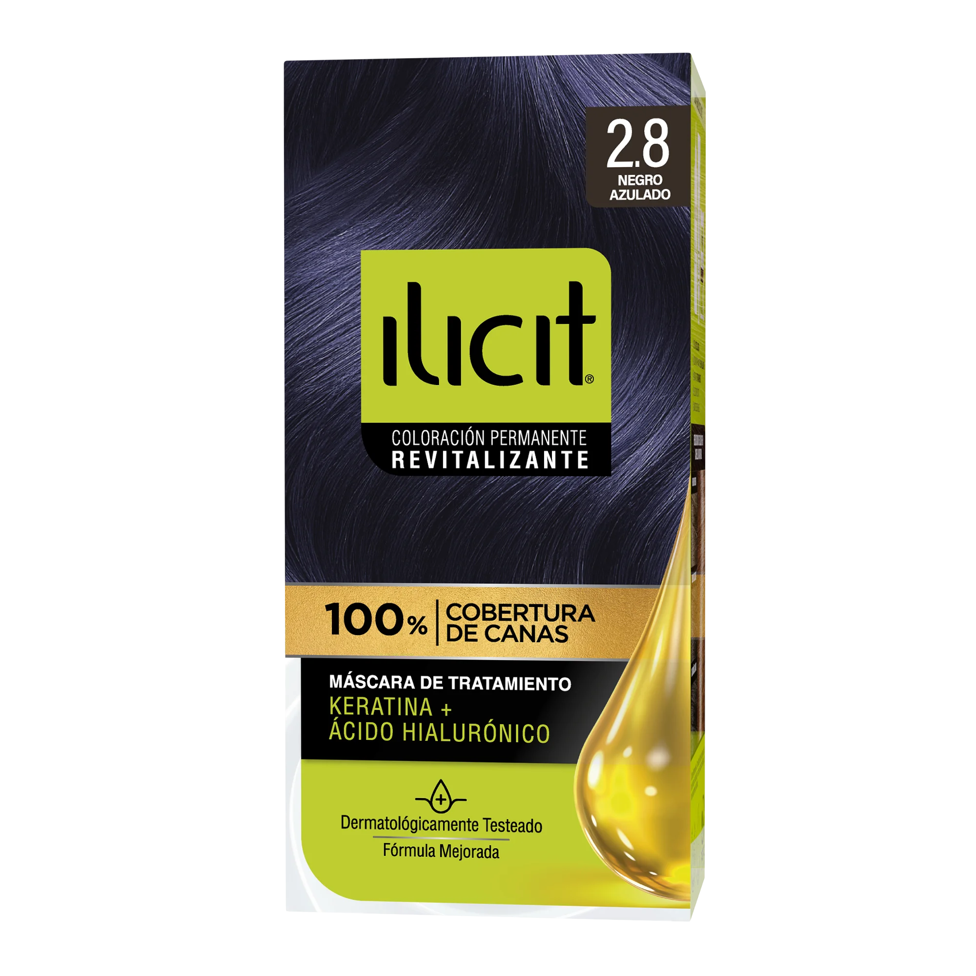 ILICIT 2/8 NEGRO AZULADO 12X 45G