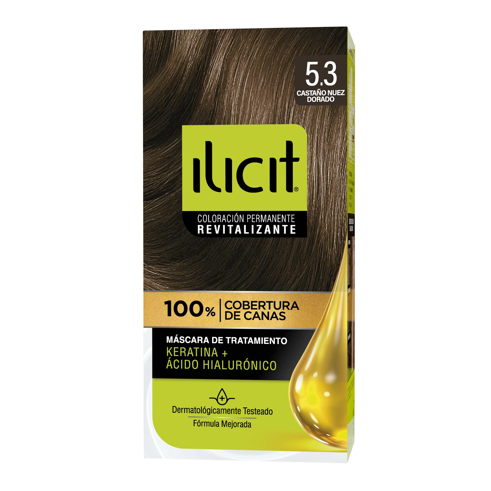ILICIT 5/3 CASTAÑO NUEZ DORADO 12X45G