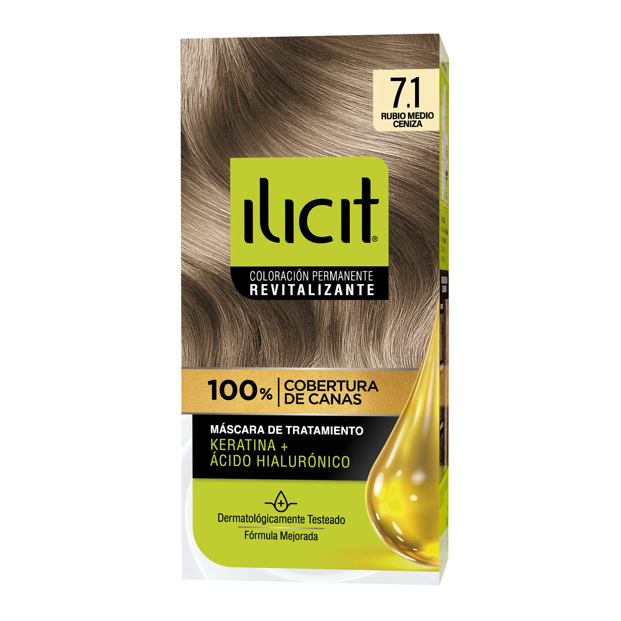 ILICIT 7/1 RUBIO MEDIO CENIZ 12X 45G