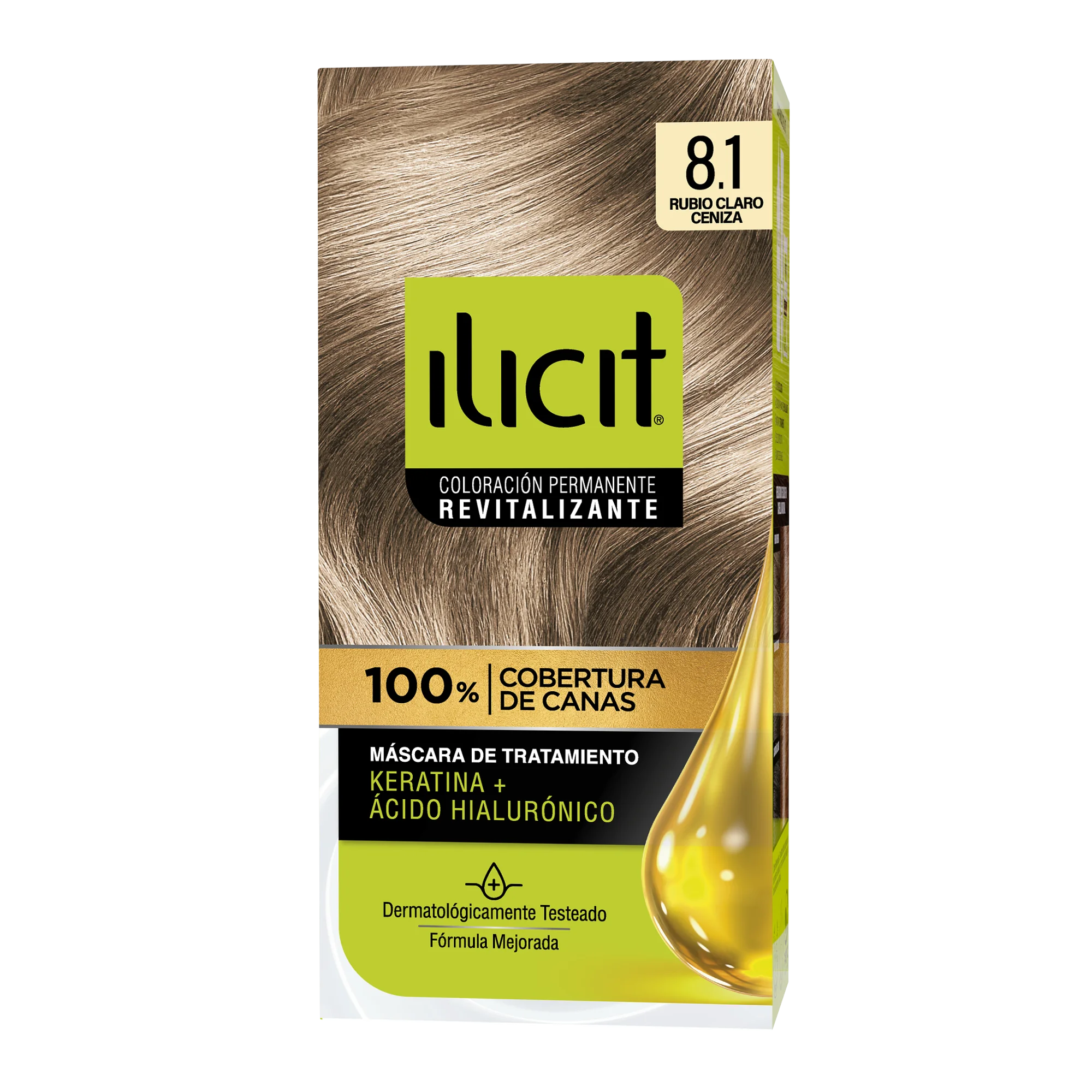 ILICIT 8/1 RUBIO CLARO CENIZ 12X45G