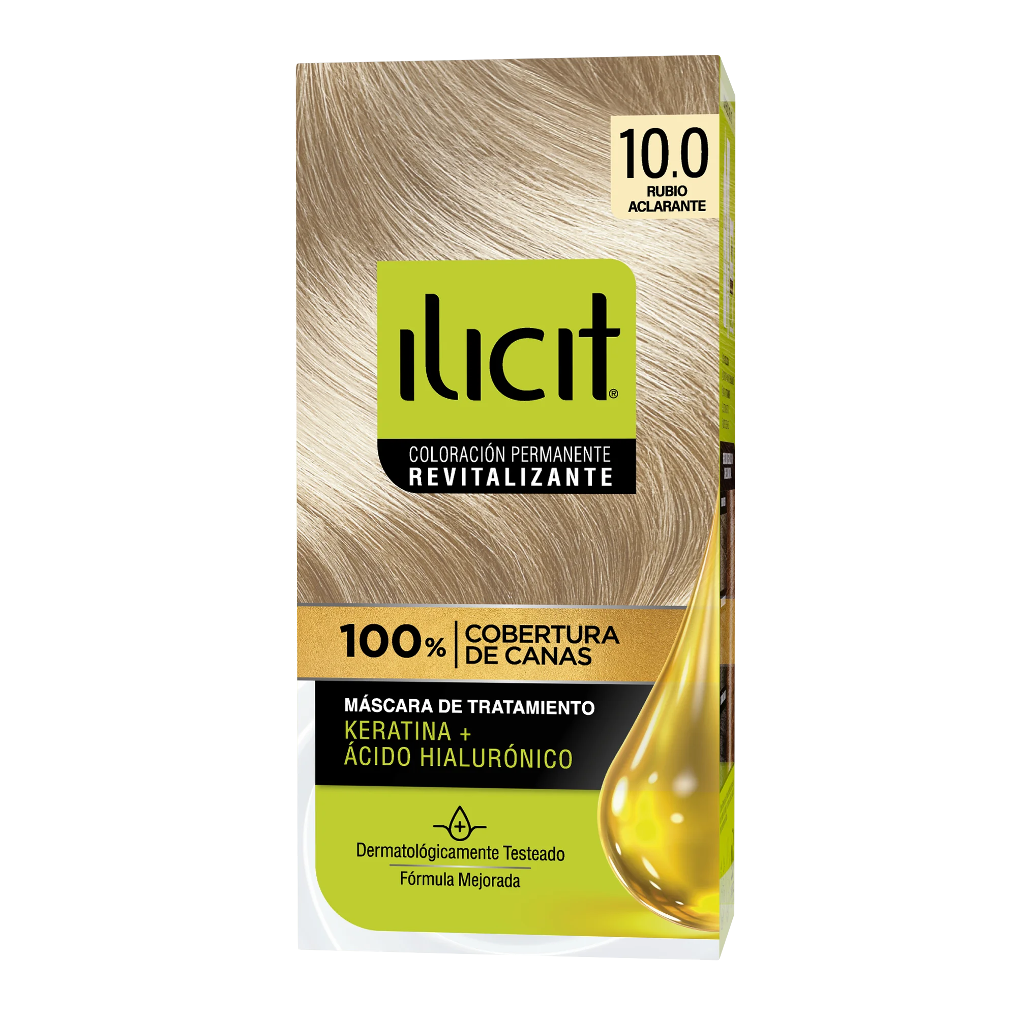 ILICIT 10/0 RUBIO ACLARANTE 12X45G