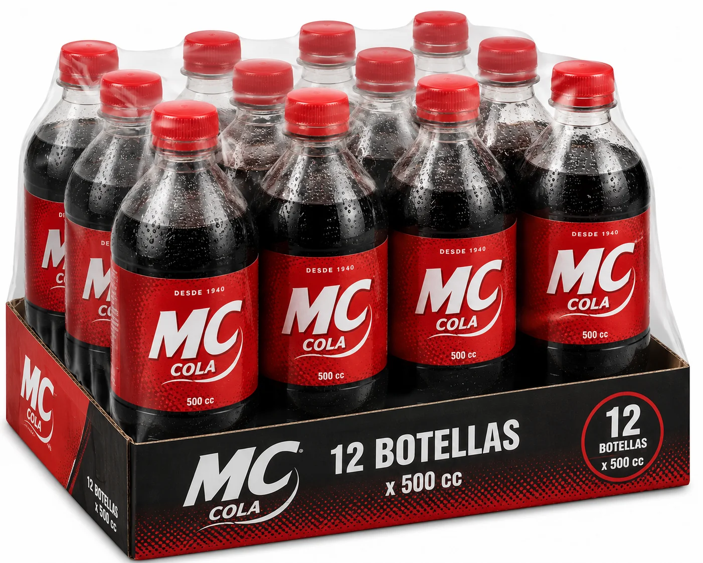 PET MC COLA 12X500CC
