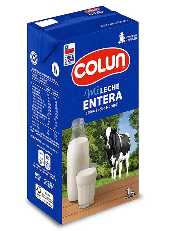 LECHE COLUN NATURAL 12X1 LT