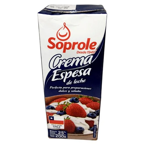 CREMA ESPESA SOPROLE 6 X 200 ML