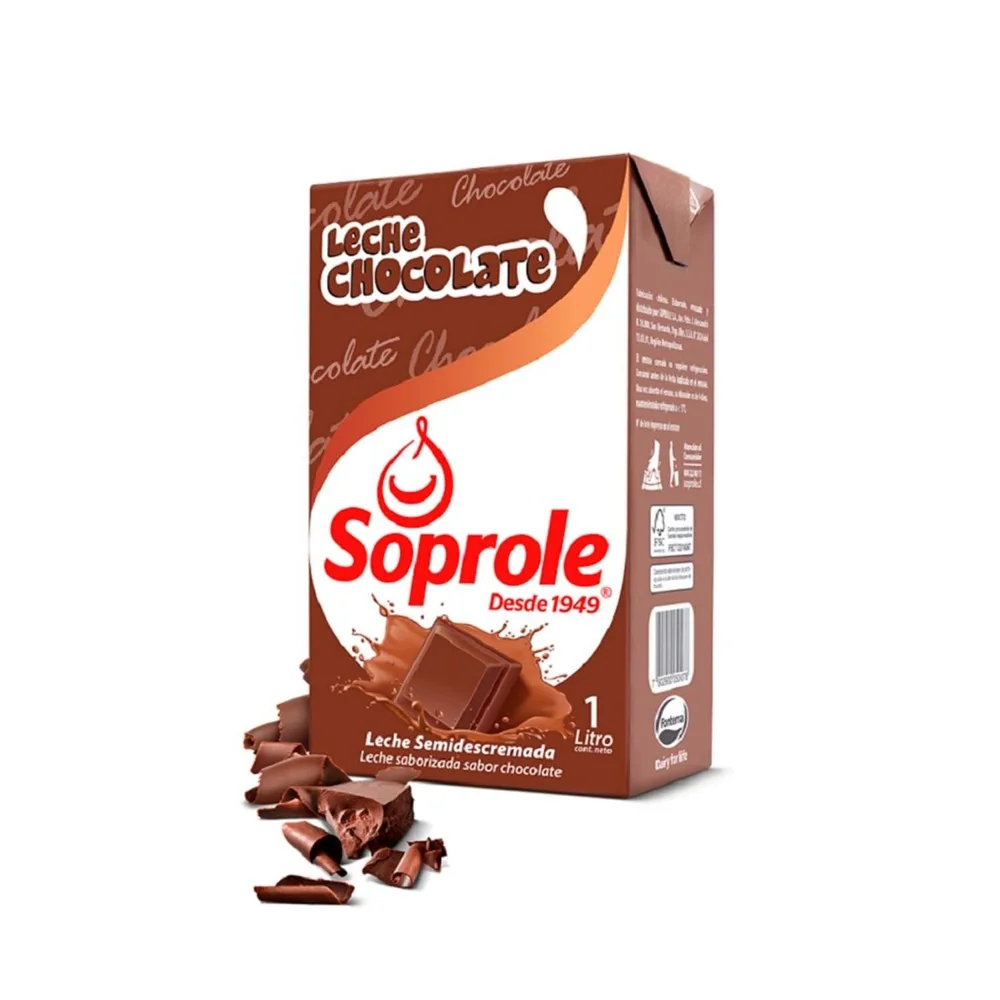 LECHE SOPROLE CHOCOLATE 12 X 1 LT