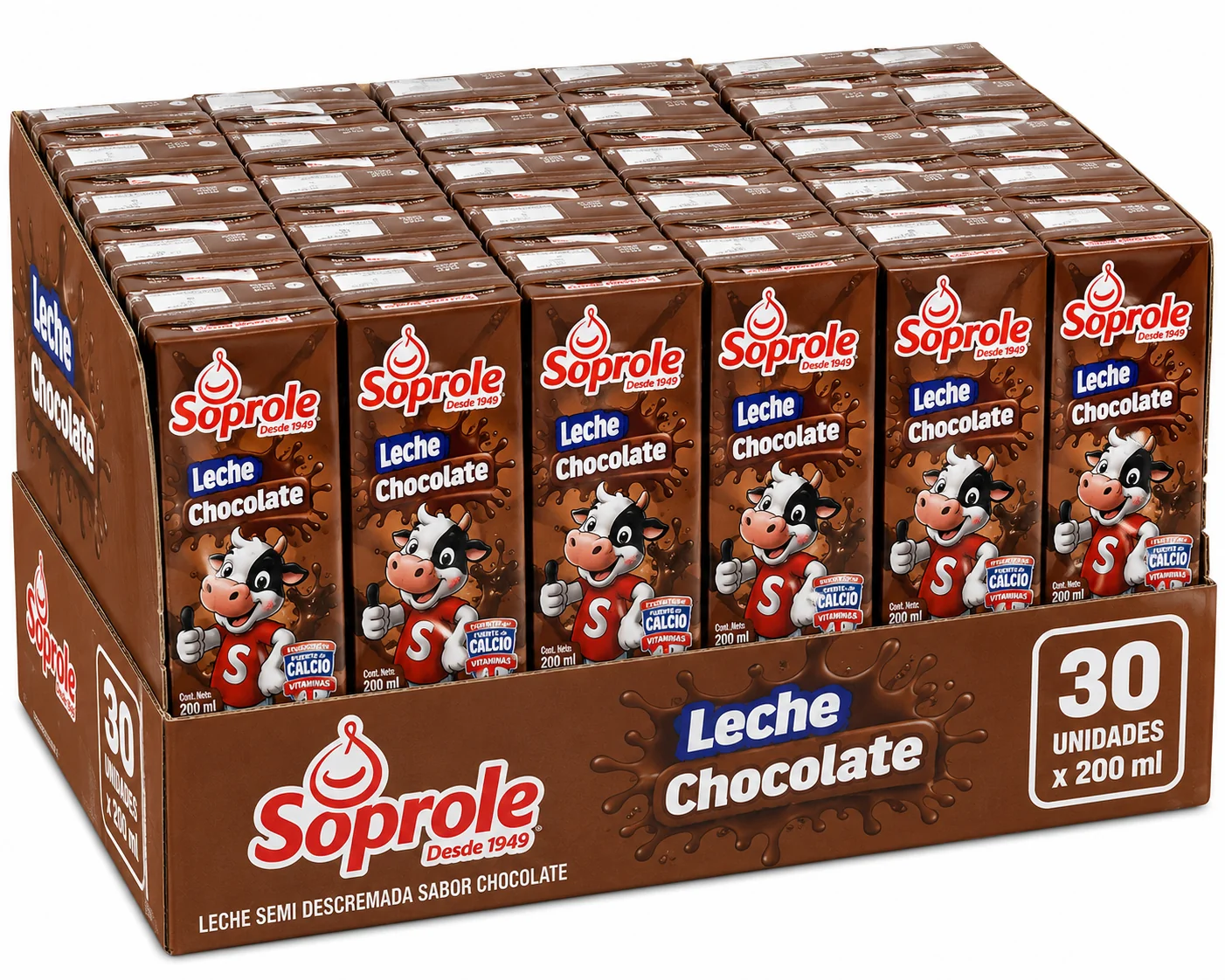 LECHE CHOCOLATE SOPROLE 30 X 200 CC