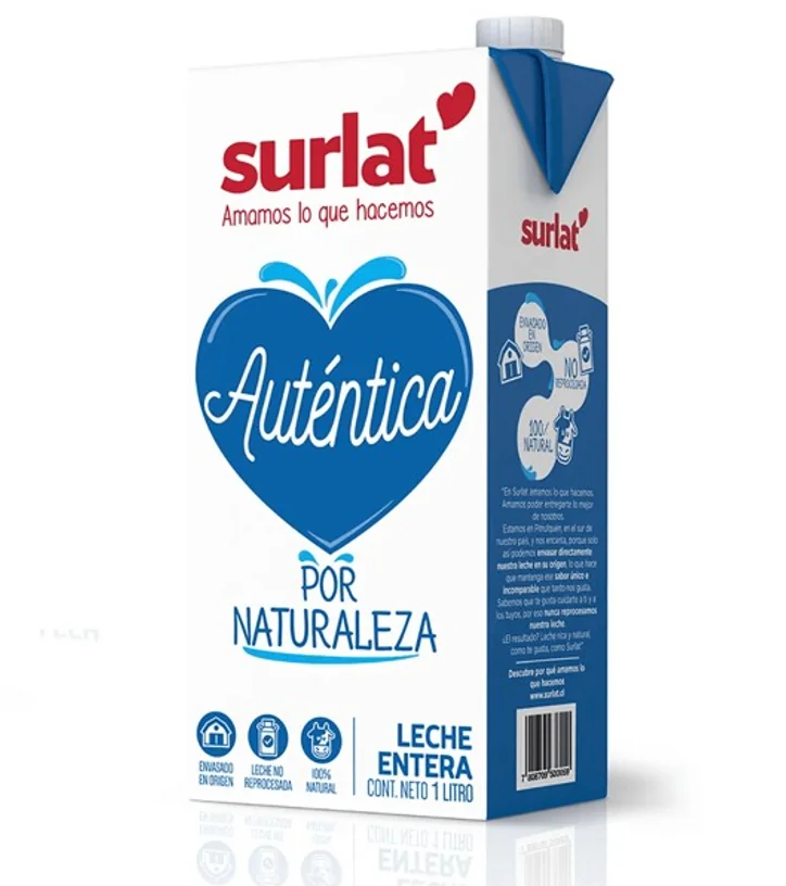 LECHE SURLAT ENTERA 12 X 1 LT
