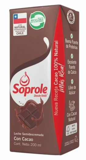 LECHE NATURAL SOPROLE 30X200ML