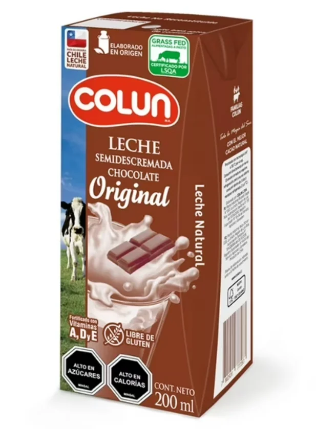 LECHE COLUN CHOC 24X200