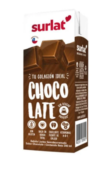 LECHE SURLAT CHOCOLATE 60x200CC