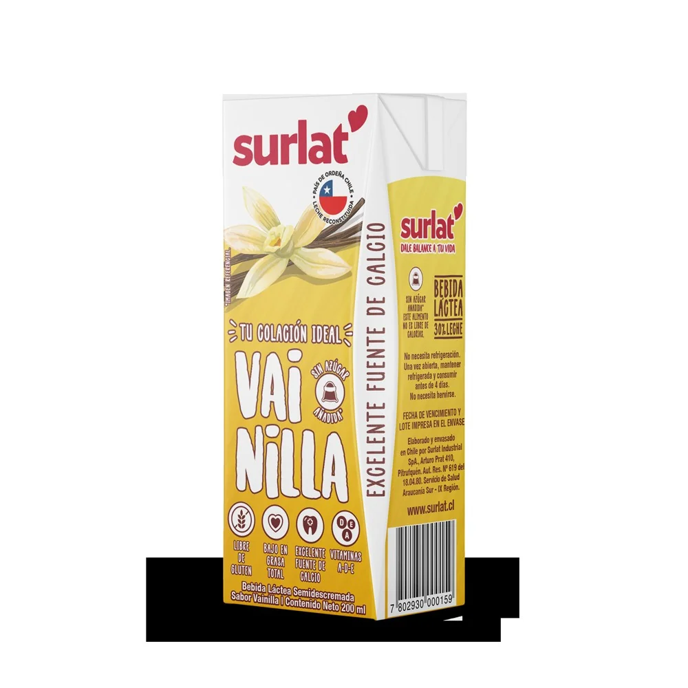 LECHE SURLAT VAINILLA 60x200CC