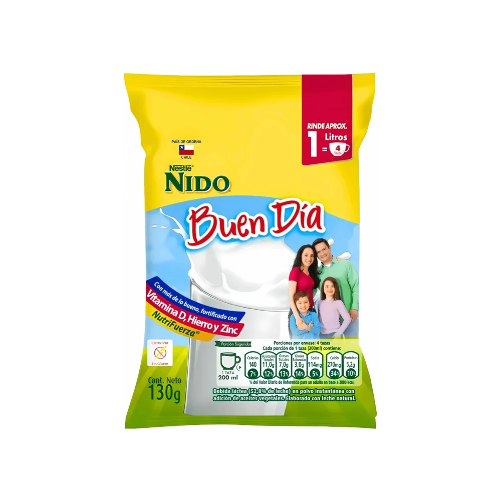LECHE NIDO BUEN DIA 12X130 GRS
