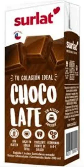 LECHE SURLAT CHOCOLATE 30 X200
