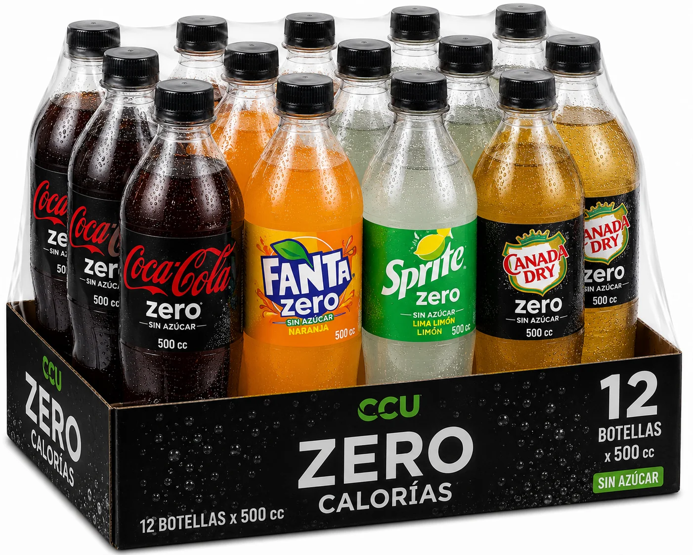 BEBIDA CCU ZERO BOTELLA 12X500CC
