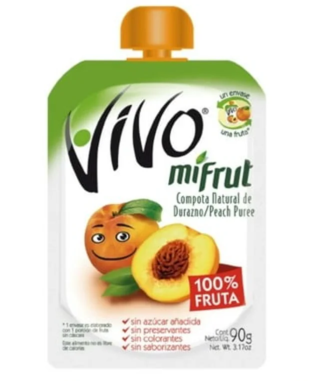 MIFRUT DURAZNO 6 X 6 X 90 GR