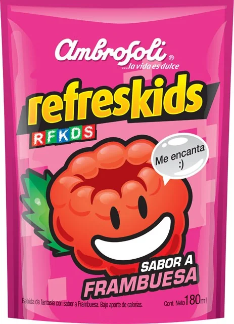 REFRESKIDS FRAMBUESA 24X180 ML