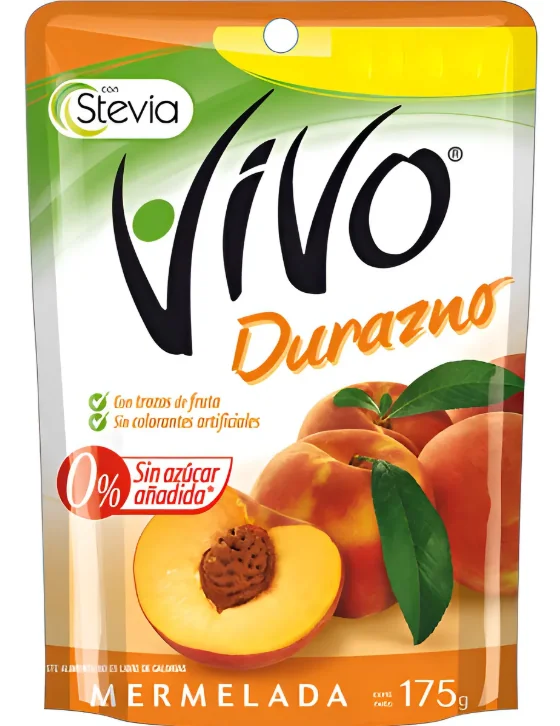 MERMELADA VIVO DURAZNO 20X175 GR.