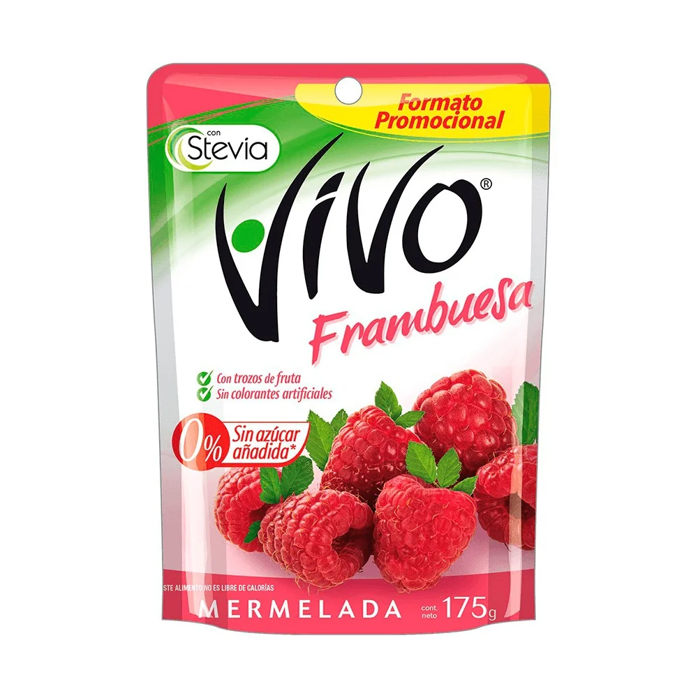 MERMELADA VIVO FRAMBUESA 20X175 GR.