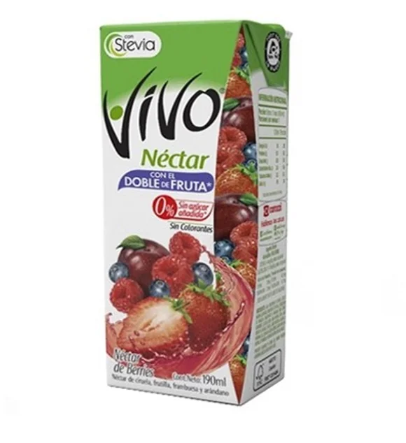NECTAR VIVO BERRIES 8X3X190 ML