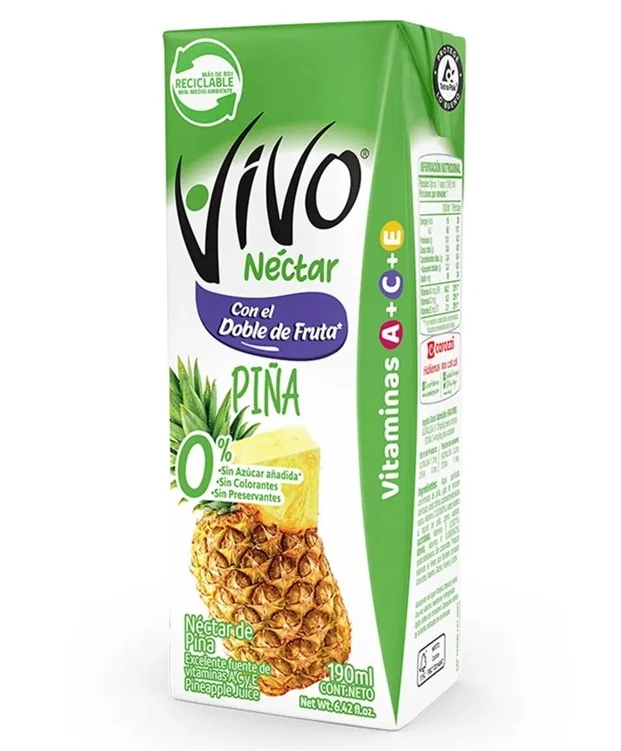 NECTAR VIVO PIÑA 8X3X190 ML