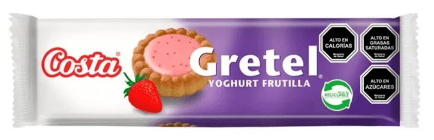 GRETEL COSTA YOGHURT FRUTILLA 24X85 GR.