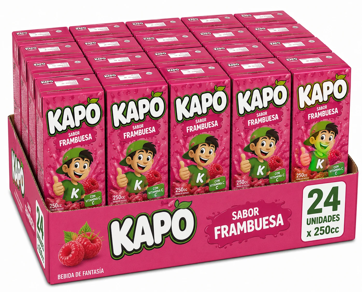 KAPO FRAMBUESA 24 X 250 CC