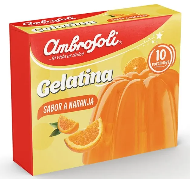 AMB.GELATINA TRAD. NARANJA 6X8X50 GR