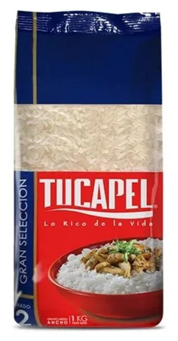ARROZ TUCAPEL LAMINADO G1 10 X 1 KG