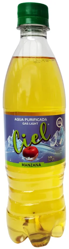 AGUA SABOR MANZANA LIGHT GAS CIEL 500CC