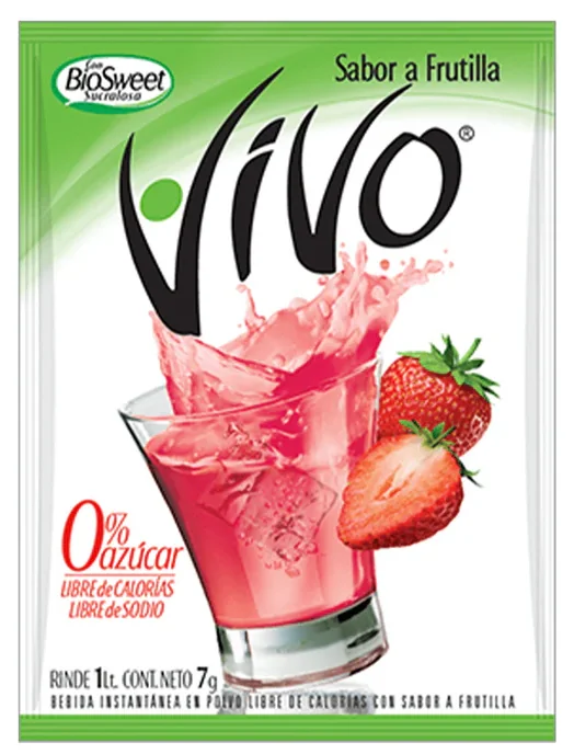 JUGO VIVO FRUTILLA DP 8X12X8 GRS