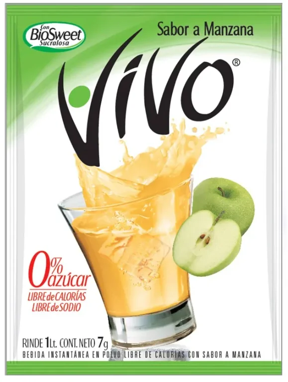 JUGO VIVO MANZANA DP 8X12X8 GRS