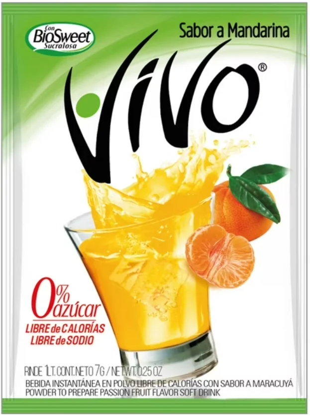 JUGO VIVO MANDARINA S DP 8X12X8 GRS