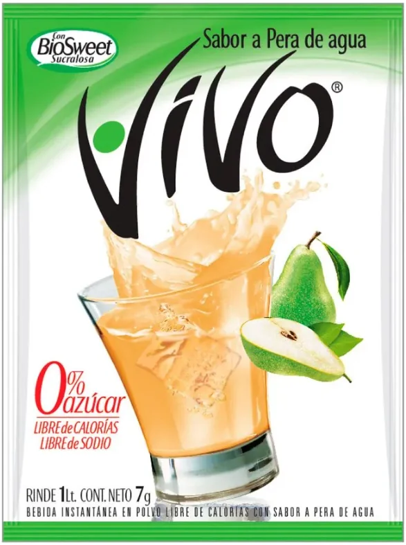 JUGO VIVO PERAS DP 8X12X8 GRS