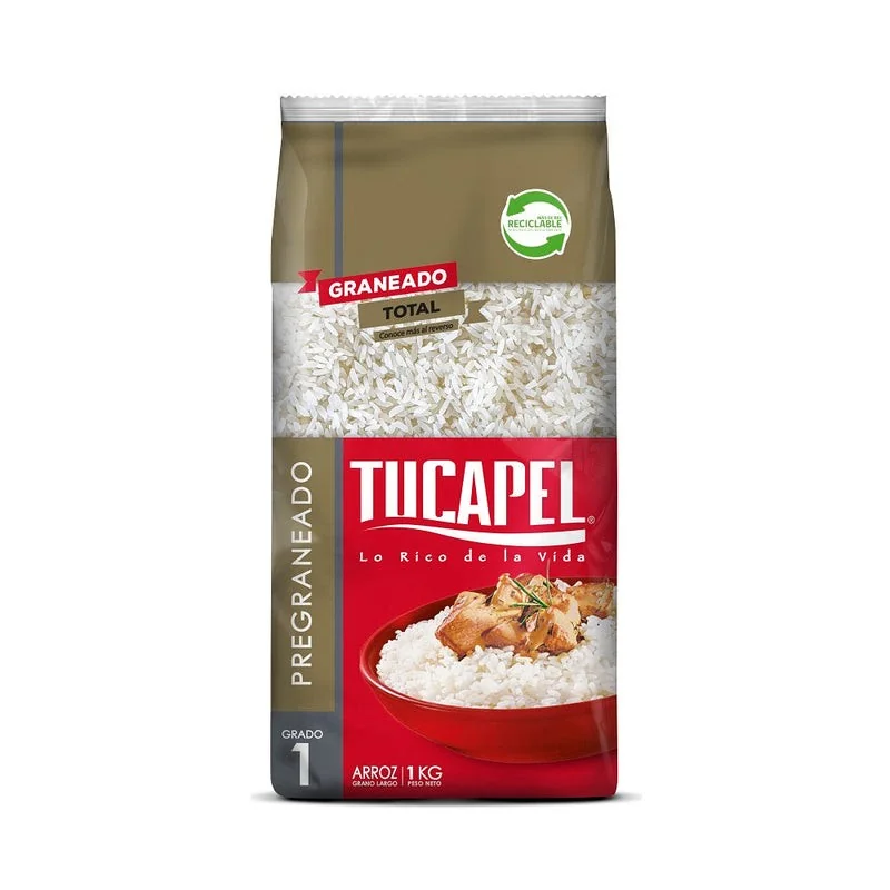ARROZ TUCAPEL PREGRANEADO 10 X 1 KG