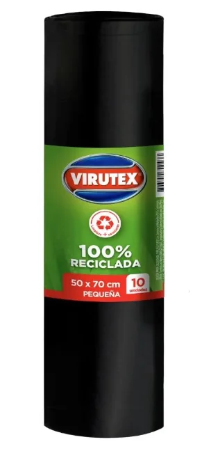 VIRUTEX BOLSA BASURA 50X70