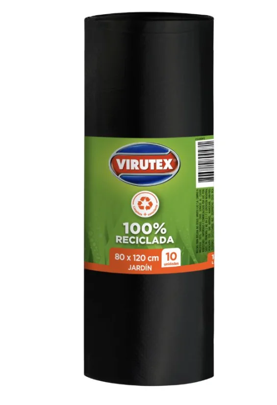 VIRUTEX BOLSA BASURA BIOROLLO 80X120