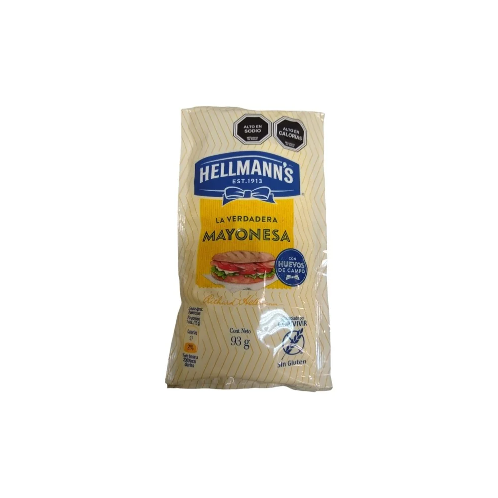 MAYONESA HELLMANS 6X24X93 GR