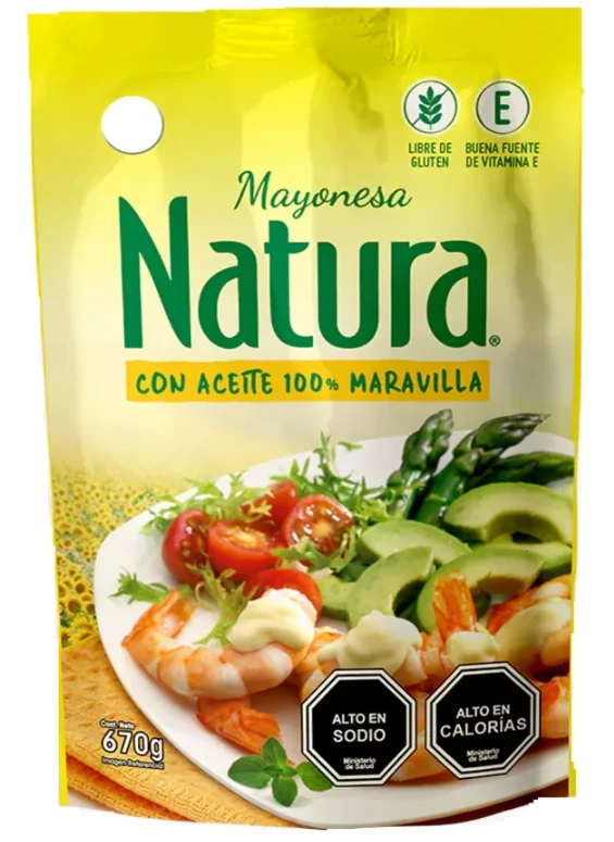 MAYONESA NATURA 8 X 670GR