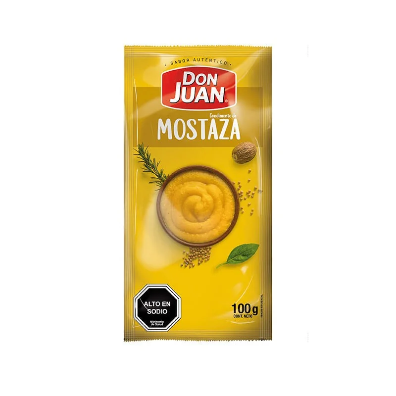MOSTAZA DON JUAN 4x18 100 GRS.