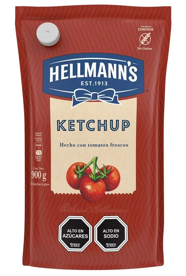 KETCHUP HELLMAN DOYPACK 12X900