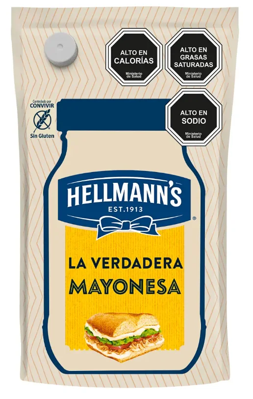 MAYONESA HELLMANS DOY PACK 12X900 GR