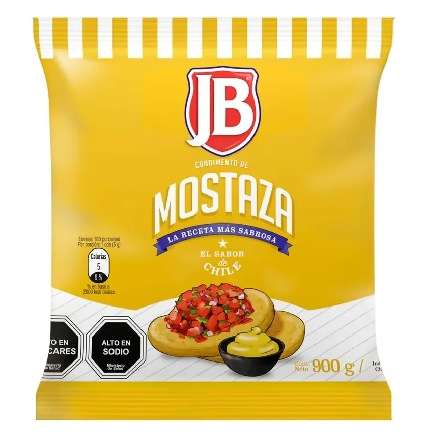 MOSTAZA JB DP 10X900GR