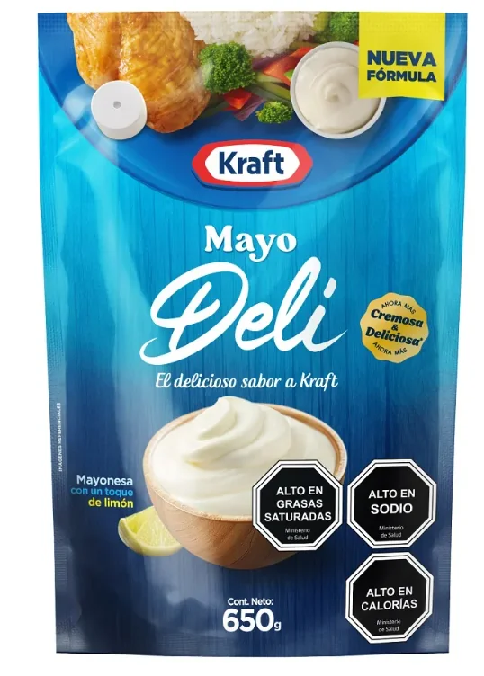 MAYONESA KRAFT DP 12 X 650 GR