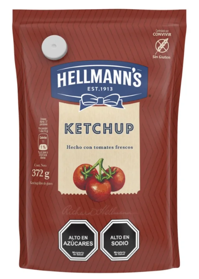 KETCHUP HELLMANNS DP 12X372G