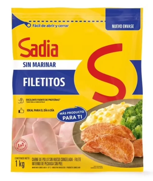 FILETITO PECHUGA SADIA 12X1KL